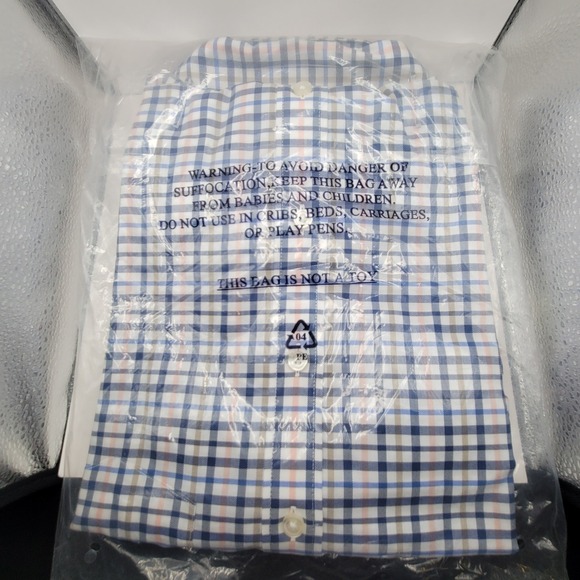 UNTUCKit Large L Reg Tall Button Down Plaid L/S Shirt ~ Seyval WF ~ NEW - Picture 6 of 6